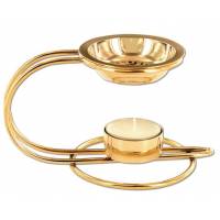 Wierookvat 15 X 9 X 9 Cm Verguld - 2 / Set 