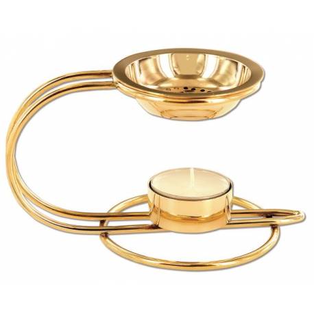 Brule-Encens 15 X 9 X 9 Cm Doré 2 / Set