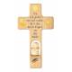 Croix En Bois Sculpte Avec Ange 20Cm Naturel De