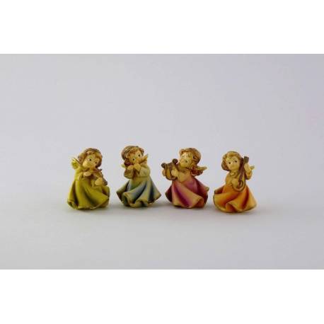 Engel met muziekinstrument "Melli" 5 cm 