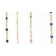 Collier croix/médaille N.D de Guadelupe en acier assortiment de couleurs