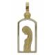 Medaille O.L.V. - 9 X 16 mm - Metaal Verguld 