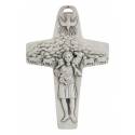 Croix Murale - 11 cm - Bon Pasteur - Métal Argté
