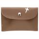 Etui Chapelet Cuir - 10 X 7 cm - Naturel