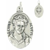 Médaille 22 mm Ov - St Carlo Acutis - Mét. Agté