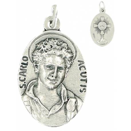 Médaille 22 mm Ov - St Carlo Acutis - Mét. Agté