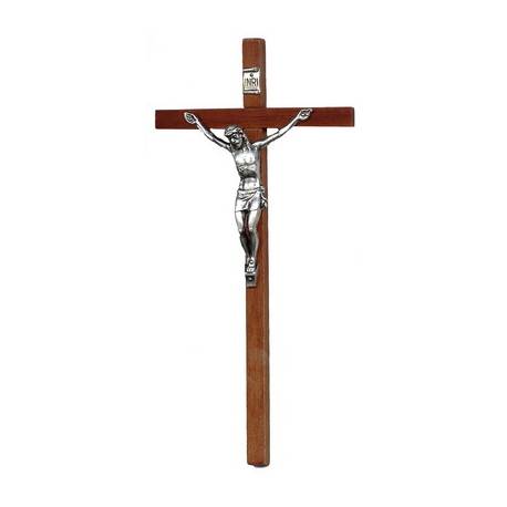 Kruisbeeld - 18 cm - Hout 