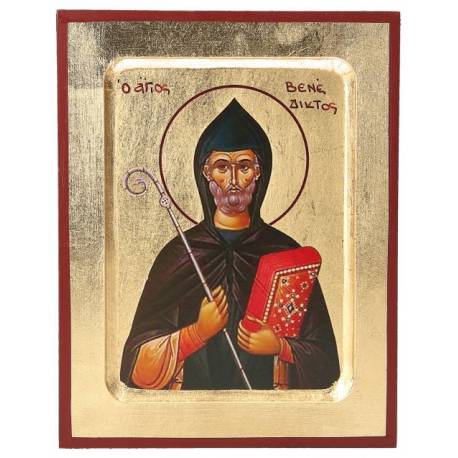 Icône - 18 X 14 cm - St Benoît