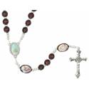 Chapelet Bois avec paters plurisaints