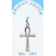 Croix Argent 27 X 17 mm Hiéroglyphes