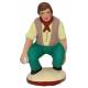 Santon Gateau 7 Cm Joueur De Boules/Accroupi N° 4