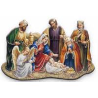 Magneetplaatje - Kersttafereel 