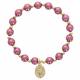 Bracelet sur élastique coul. assorties