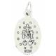 Médaille 17 mm Ov - Miraculeuse - Mét. Agté Email bleu