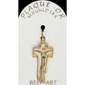 Kruisje plaqué-goud - 28 X 14 mm 
