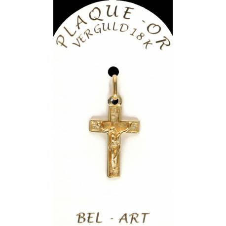 Croix Plaqué-Or - 20 X 12 mm