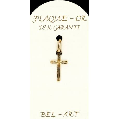 Croix Plaqué-Or - 15 X 8 mm