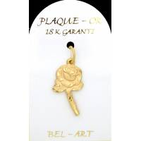 Médaille plaqué-or - Ste Rita Rose