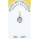 Médaille Argent Rhodié - Ange - 8 mm