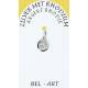 Medaille Zilver + Rhodium - H Kristoffel - 8 mm 