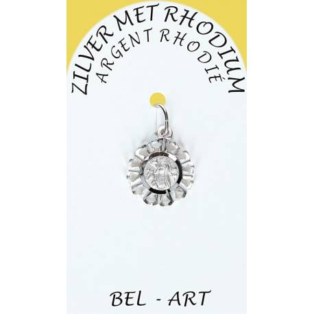 Médaille Argent Rhodié - Ste Rita