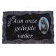 Plaque Cimetiere Aan Onze Geliefde Vader 9x14