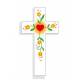 Magnet Croix Amour Coeur 5.5x10cm