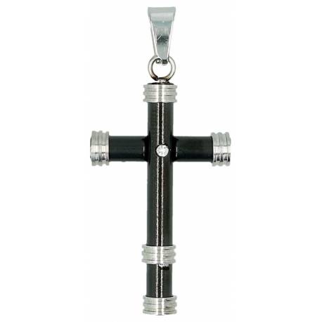 Croix en acier noire