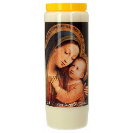 Neuvaine / blanc / N.D. du Bon Conseil + Texte NL