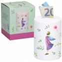 Tirelire ange gardien en porcelaine 10 cm