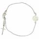 Armband met engel zilver met rhodium 