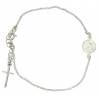Armband met engel zilver met rhodium 