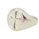 Bague "Pape François" avec croix en argent