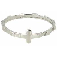 Bague dizainier argent rhodié taille 61