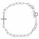 Zilver armband met kruis 