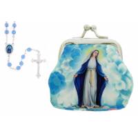 Etui + Chapelet - Vierge Miraculeuse