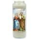 Neuvaine en verre / blanc / Sainte-Famille