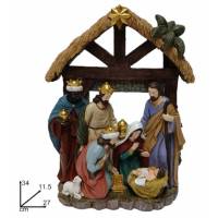 Kerststal van 34 cm 