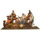 Personnages de crèche de Noël - 11 figurines de 25 cm