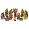Kerstgroep van 10 figuren - 20 cm 