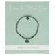 Bracelet arbre de vie en acier et agate
