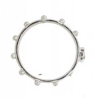 Ring-Tientje - 19 mm - Met Vernikkeld 