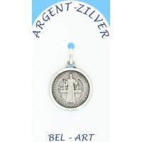 Médaille Argent St Benoït 18 mm