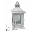 Lantaarn 25 cm Wit 
