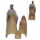 Nativité de 25 cm en 3 pièces