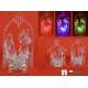 Acryl kerststal met LED verlichting 