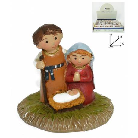 Heilige Familie (3,5 cm x H3 cm) 