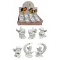 Ange dans sachet + Strass 5 cm - 6 / set - 24 / bte