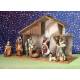 Kerstset : stal (50x26x31cm) 11 figuren 15 cm 