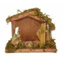 Kerststal en figuren van 7 cm 